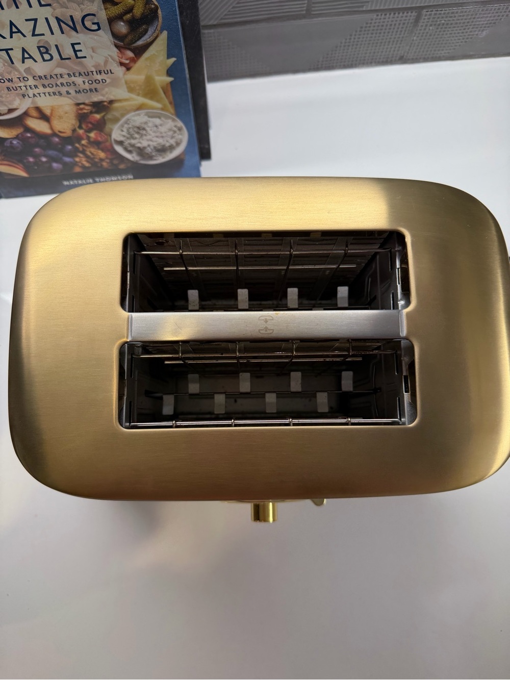 Breville Navy Blue and Gold 2-Slice Toaster with Dial Control - Picture 3 of 4